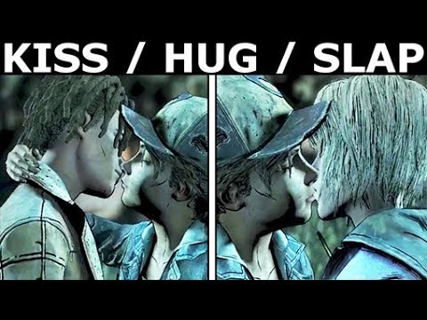 Kiss Or Hug Louis & Violet + Slap Louis - All Choices - The Walking Dead Final Season 4 Episode 3
