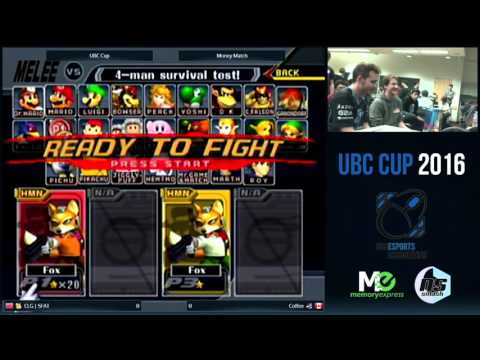 UBC Cup 2016 Melee - Money Match - CLG | SFAT vs. Coffee