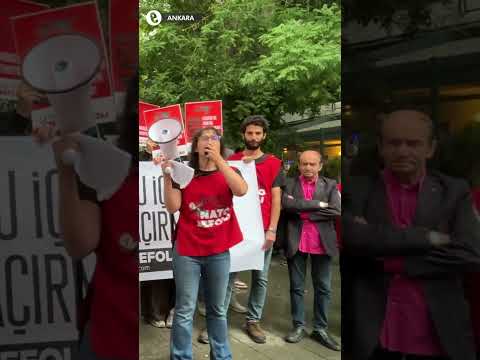 Ankara'da NATO zirvesi protestosu: “İşgale son, NATO defol”