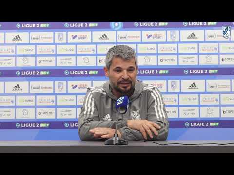 Conférence de presse Romain Revelli et Mario-Jason Kikonda avant USL Dunkerque - Le Havre (J14)