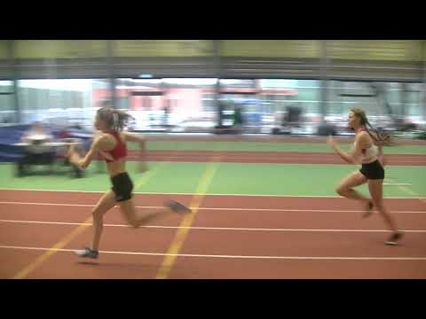 Ania U16 60m ppł. czas 9.71s 4 tor Deutsch-Polnisches Hallenmeeting 12.01.2019 in Cottbus