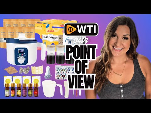 Complete Candle Making Kit with Wax Melting Pot Temperature Controlled - WTI product video review