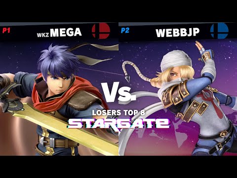 Mega (Ike) vs WebbJP (Sheik) - Stargate #13 Losers Top 8