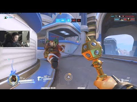 Overwatch Top Ranked DPS Derrek The Funniest Torbjorn Gameplay Ever