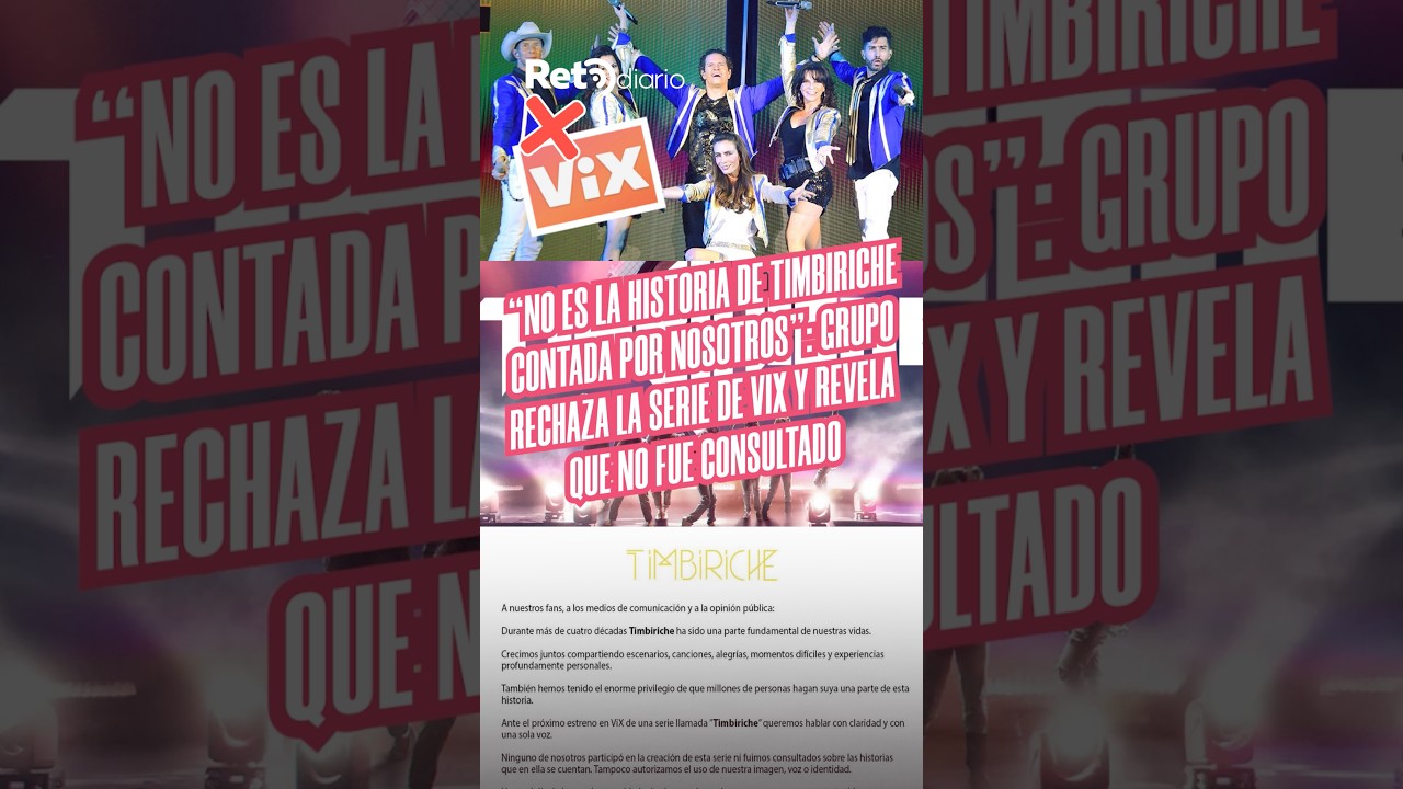 El nombre es Timbiriche. La versión, dicen ellos, no es la suya 📺🚨