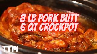 EASY Slow Cooker Pork Butt Roast Recipe ~ Only 3 Ingredients!