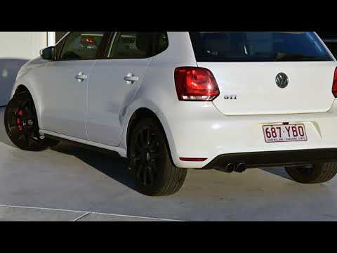 2013 Volkswagen Polo 6R MY14 GTI DSG White 7 Speed Sports Automatic Dual Clutch Hatchback