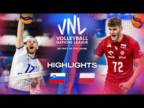 🇸🇮 SLO vs. 🇵🇱 POL - Highlights | Week 1 | Men's VNL 2024