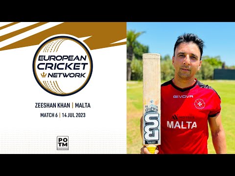 POTM: Z.Khan - MAL vs ROM | Highlights | Valletta Cup T20Is | 14 July 2023 | ECN23.035