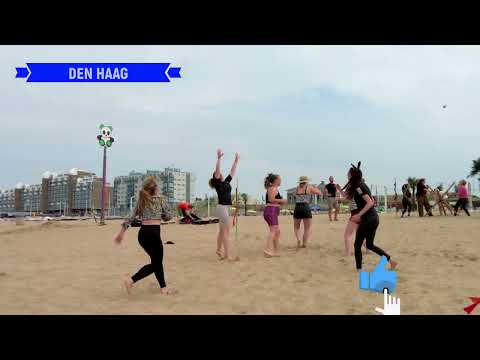 Beach Game in Den Haag beach - Holland