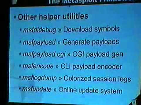 DEF CON 12 Hacking Conference By Spoonm - HD Moore - Bubonic Buffer Overflow - Video