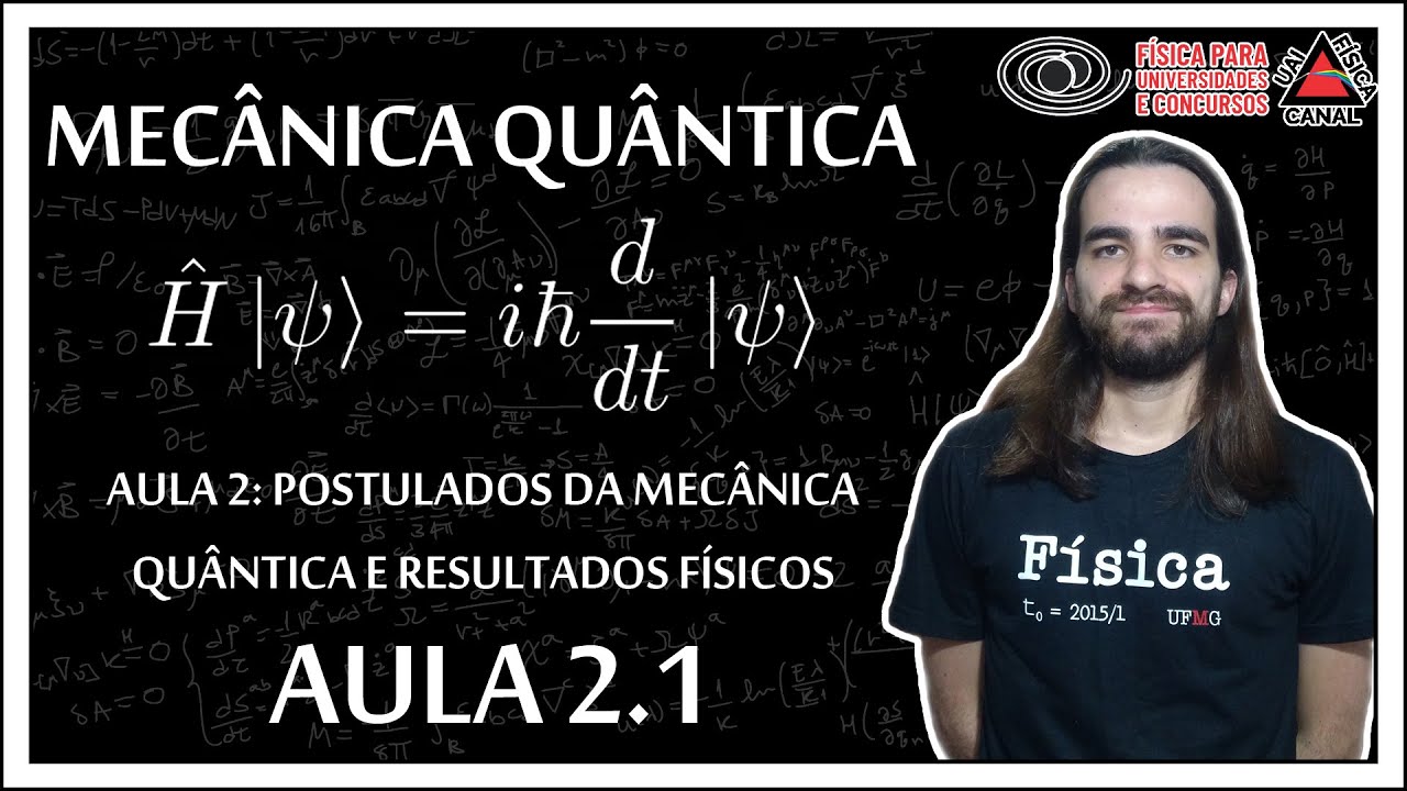 Mecânica quântica - Postulados da mecânica quântica, parte 1 - Aula 2.1