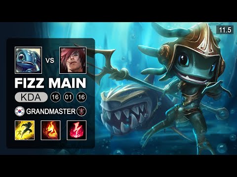 Fizz Mid vs Sett  - KR Grandmaster Patch 11.5
