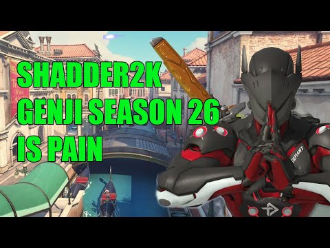 SHADDER2K TOP 500 GENJI GAMEPLAY POTG - OVERWATCH SEASON 26