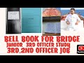 BELL BOOK MOVEMENT BOOK HOW TO WRITE BELL BOOK 2ND 3RD JUNIOR OFFICER JOB BRIDGE BELL BOOK WRITE