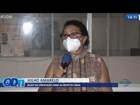 No Julho Amarelo, SESAPI orienta população sobre as hepatites virais 14 07 2021