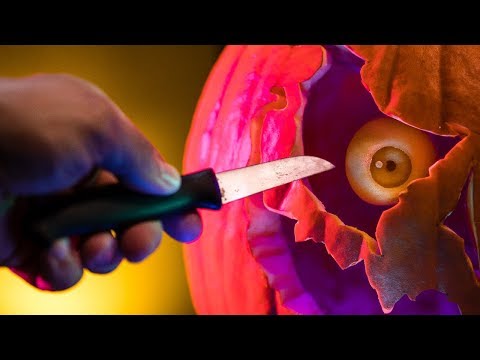 HOW TO CARVE A PUMPKIN LIKE A PRO EASY - ANYONE CAN DO THIS