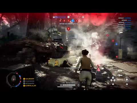 STAR WARS BATTLEFRONT 2 princess leia failed in her mission defending Yavin 4