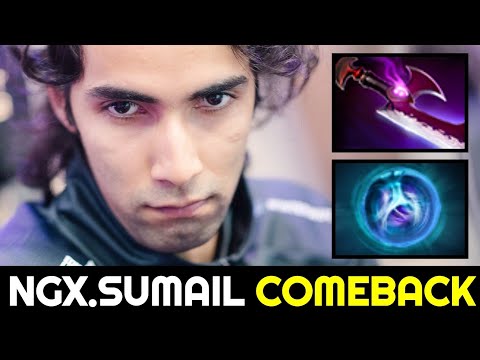 NIGMA.SUMAIL Comeback with Silver Edge Situational Build Windranger Dota 2