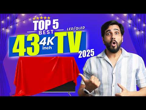 TOP 5 Best 43-inch 4K QLED TVs in 2025 on Amazon | SONY | Samsung | LG & more