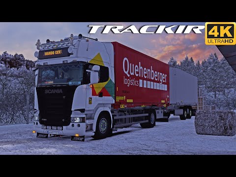 [TS-PC] ETS2 4K | PROMODS | SCANIA R520 V8 | THURSO 🇬🇧 - PERTH 🇬🇧 | SNOW