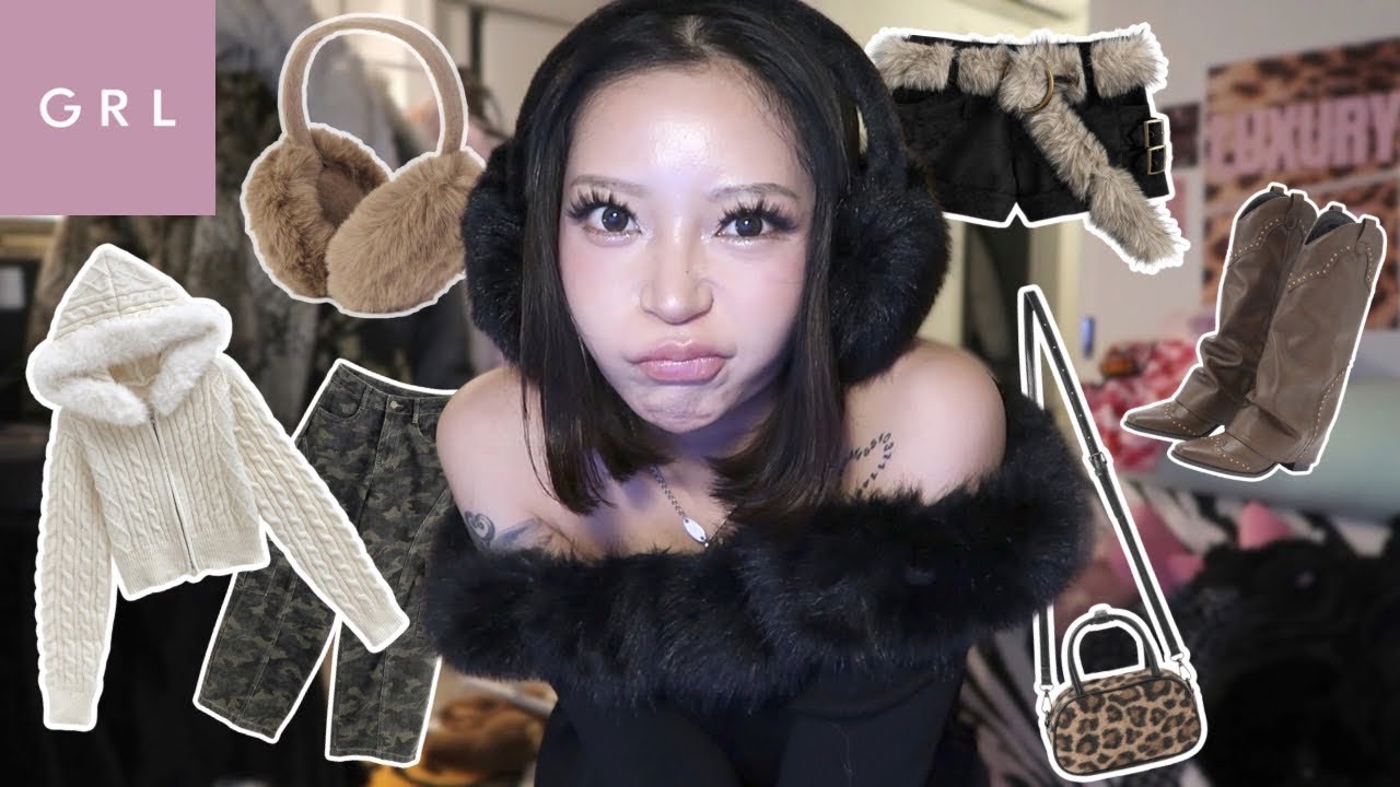 ショート丈狂いによる鬼かわGRL冬コーデ🖤🤍