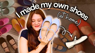 I Tried Making Shoes for the First Time | DIY Mary Jane Flats