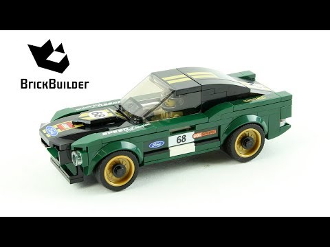 Vidéo LEGO Speed Champions 75884 : Ford Mustang Fastback 1968