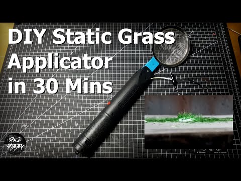 Cheap Static Grass Applicator for Wargaming Terrain.  How to Build a Grass Applicator in 30 Mins.