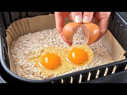 Oats and Eggs! This Air Fryer Recipe Has Gone Viral! No Sugar, No Flour.