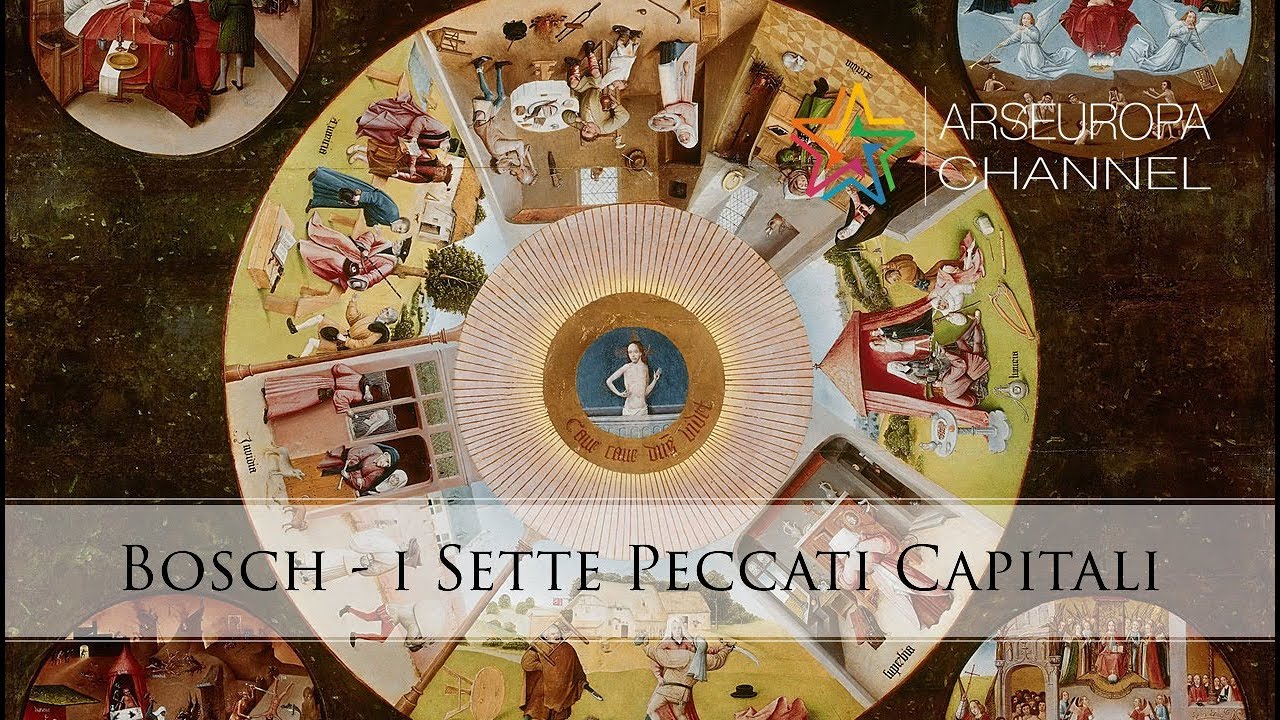 I SETTE PECCATI CAPITALI DI HIERONYMUS BOSCH -  I SIMBOLI NELL'ARTE