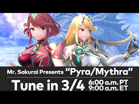 Mr Sakurai Presents - Pyra & Mythra  GAMEPLAY Reaction & Release Date!