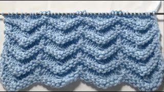 Very Beautiful Knitting Stitch Pattern For Sweaters, Cardigans, shawls