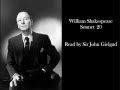 Sonnet 20 by William Shakespeare - Read by John ...