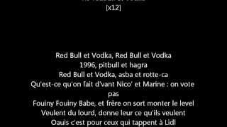 La Fouine - Redbull et Vodka + Paroles