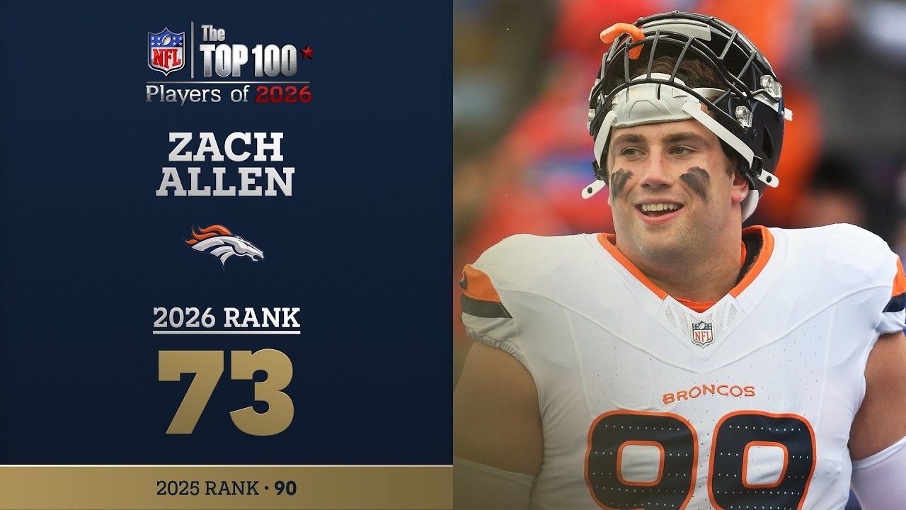 73: Zach Allen (DE, Broncos) | Top 100 Players of 2026