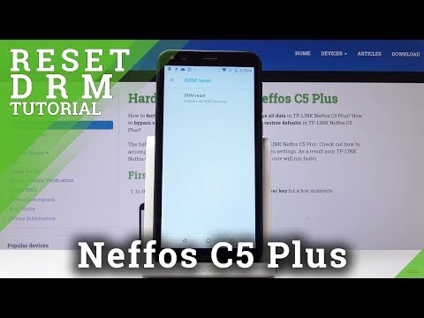 How to Erase Licenses in Neffos C5 Plus - Reset DRM