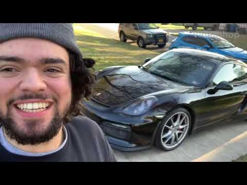 Installing a GT4 duck spoiler on my 981 Cayman S!