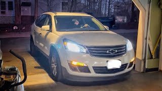 HOW TO Change Chevrolet Traverse Headlight Bulb (THE EASY WAY) Auxito LEDs