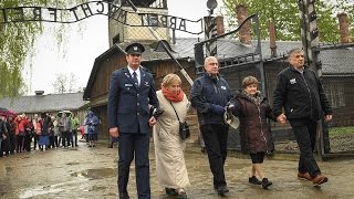 NY Holocaust Survivor, 86, Returns to Auschwitz for First Time with Israeli Military Officers & FIDF