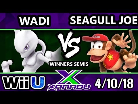 S@X 245 Smash 4 - WaDi (Rob, Mewtwo) Vs. Seagull Joe (Diddy Kong)  - Wii U Winners Semis