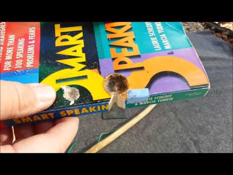 Using a Paperback Book for a Bow Drill Fire Board