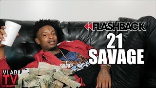 21 Savage on the No Plug / Bankroll Fresh Shooting (Flashback)
