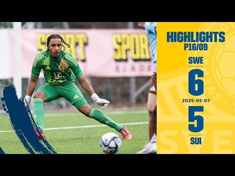 Highlights P16/09 Sverige-Schweiz 6-5 efter straffar