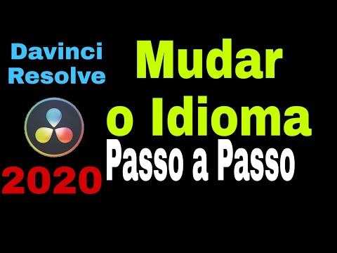 How to set DaVinci Resolve to Portuguese, change the language - free video editor for PC