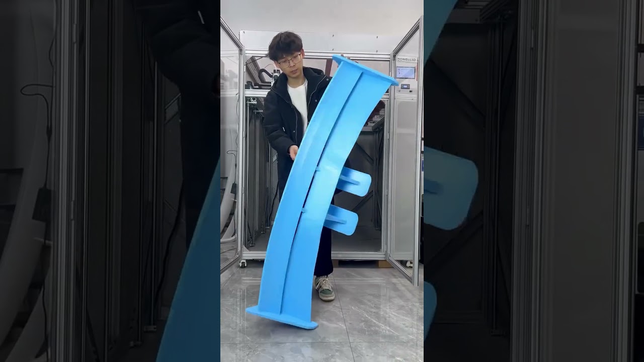 3D printed car spoiler on giant fdm printer! (Video by dowell3dprinter on insta)