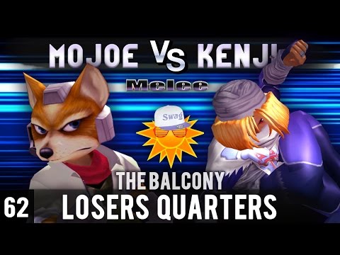 Melee @ the Balcony 62 - Losers Quarters ft. Kenji (Sheik) VS Mojoe (Fox)