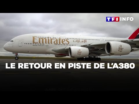Le retour en piste de l'A380｜TF1 INFO