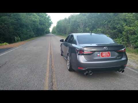 2016 Lexus GS-F Greddy SP axle back, GTHaus Midpipe.