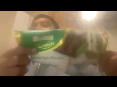 Me eating Dubai chocolate ￼